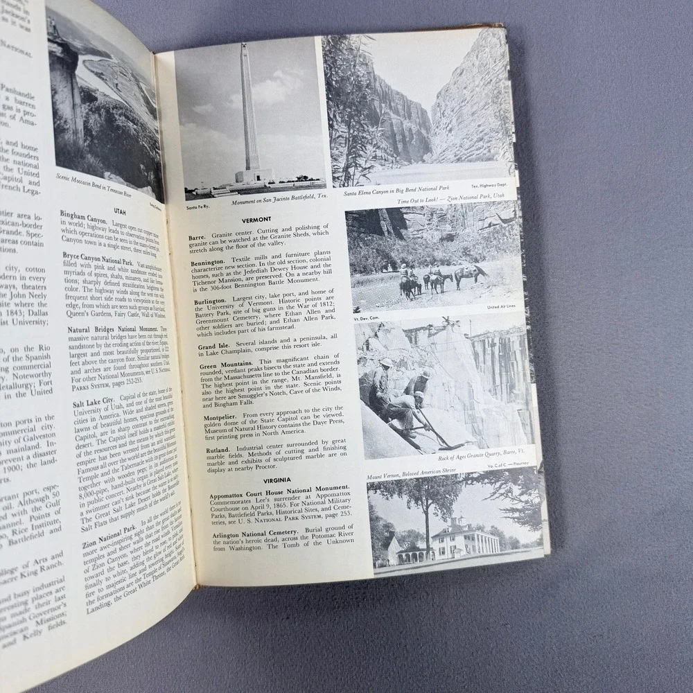 Rand McNally Standard World Atlas Hardcover 1951 Vintage Maps Geography